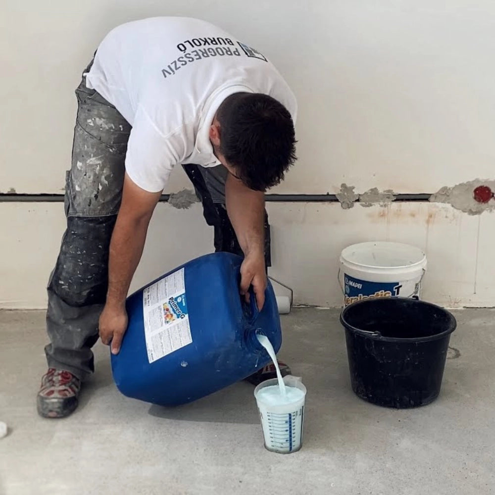 Resina sintetica dispersione acquosa consolidante rasatura adesivo primer g 5 kg