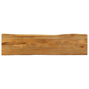 Piano Tavolo 160x40x3,8 cm Bordi Vivi in Legno Massello Mango