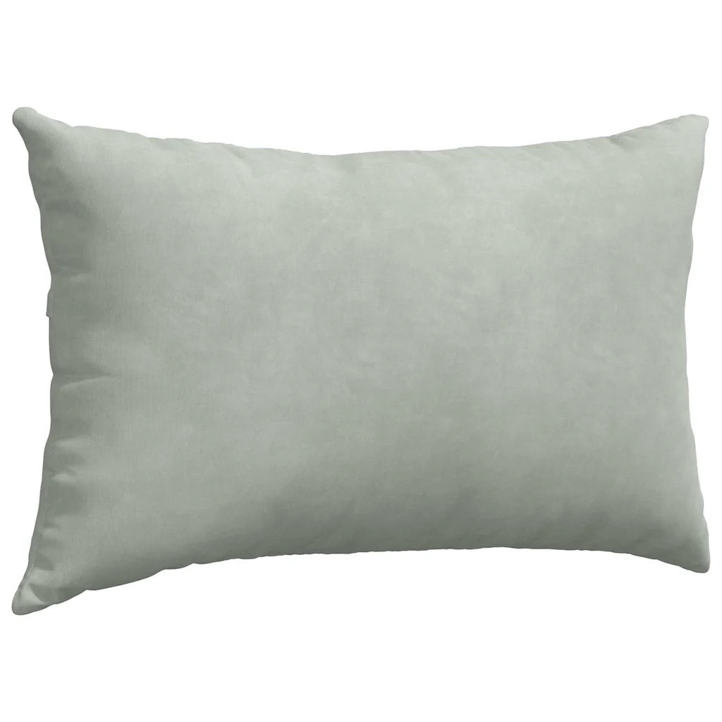 Cuscini da Divano 2 pz | Cuscini per sedie Grigio chiaro 50 x 30 cm