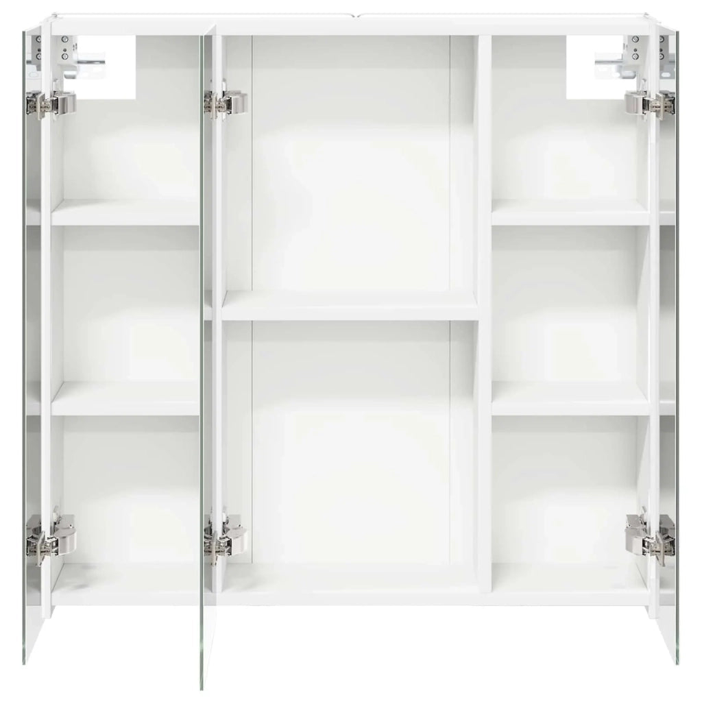 Mobiletto per specchio da bagno Bianco 73.5 x 15.5 x 70 cm 889255