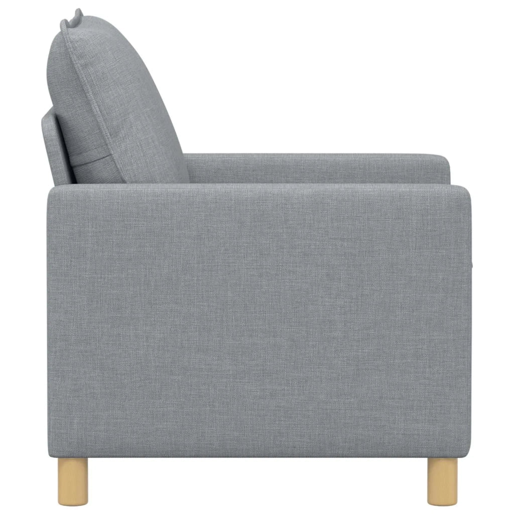 Divano Grigio Chiaro 76 x 81 x 87,5 cm Tessuto