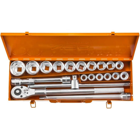 Topex 08-061 chiavi buss.esagona nale 3/4 con cricchetto e prolu