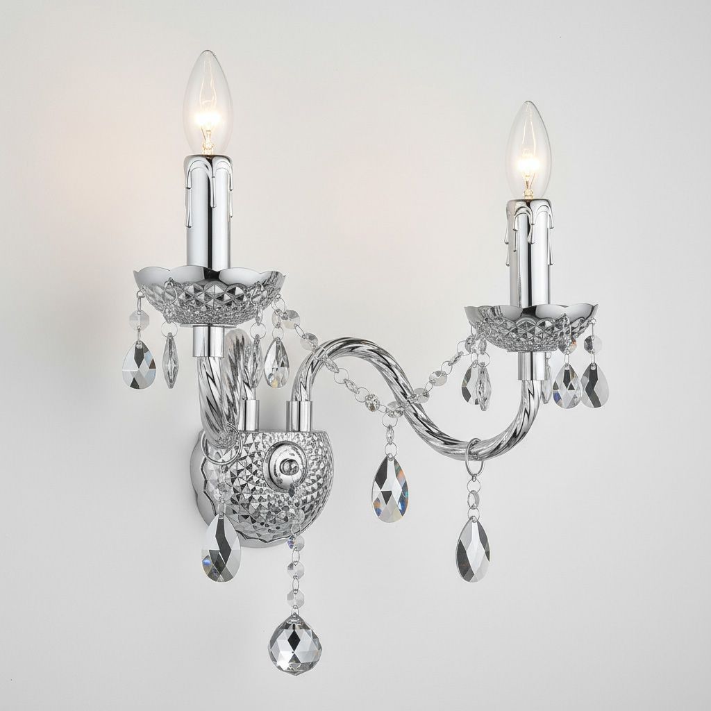 Lampada Da Parete Ebt019-2w Chrome