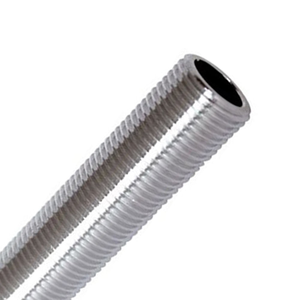 Raccordo tutto filettato cromo