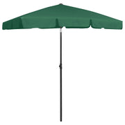 Ombrellone da Spiaggia-Ombrellone da mare Verde 180x120 cm