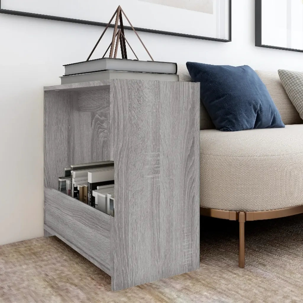 Tavolino | Tavolo laterale Grigio Sonoma 50x26x50 cm in Legno Multistrato