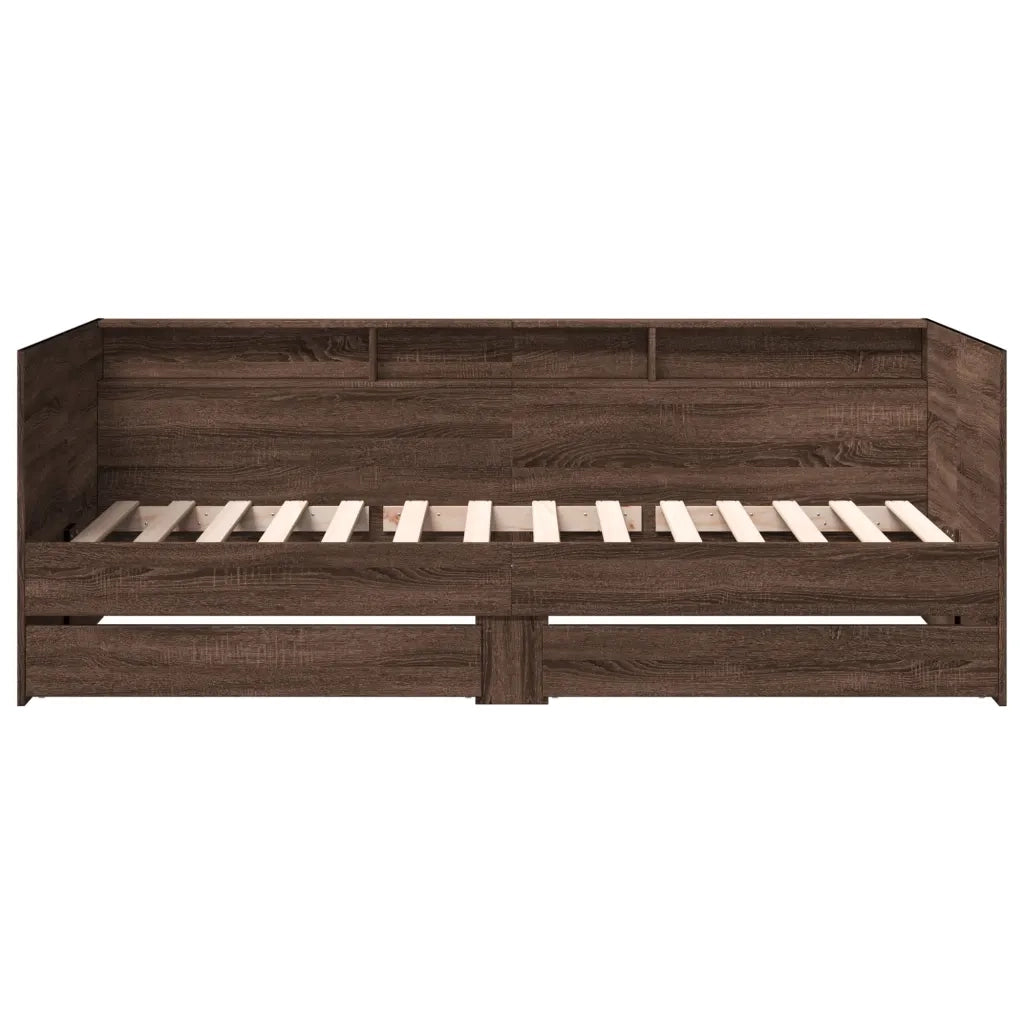 Divano Letto con Cassetti senza Materasso 75x190 cm