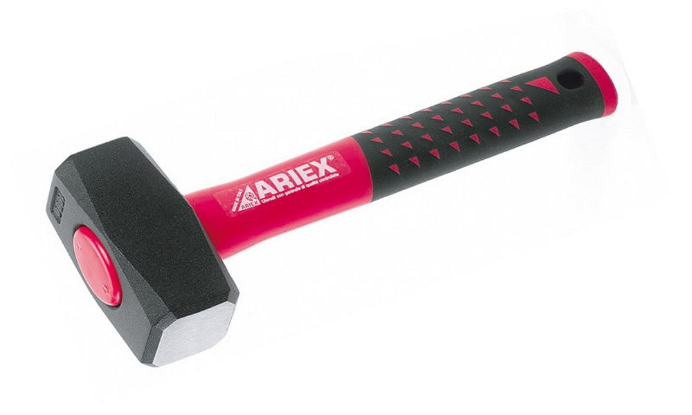 mazzetta per muratore manico in fibra di vetro double grip gr. 1.000 cod:ferx.vit23932