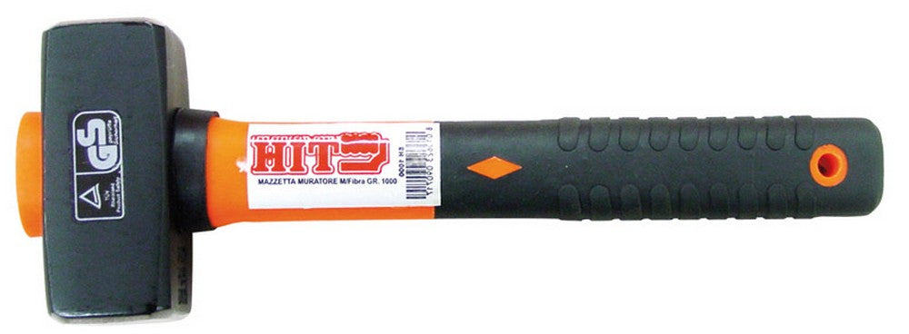 mazzetta per muratore manico in fibra di vetro  gr. 800 cod:ferx.vit25680