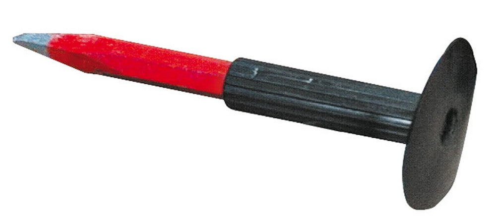 scalpello a punta con paramano  mm. 300x16 cod:ferx.vit18873