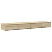 Cassetti per letto | Comodino | Armadio da Notte | Mobiletto da notte Rovere Sonoma 150 x 36,5 x 16,5 cm