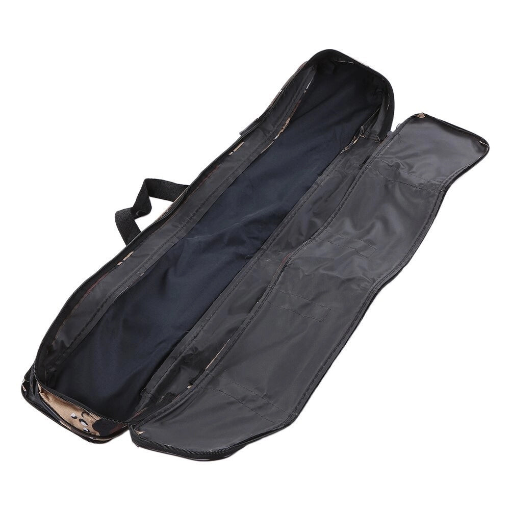 Trade Shop - Borsa Fodero Custodia Porta Canne Da Pesca 100cm Con 2 Scomparti Zip Pieghevole -