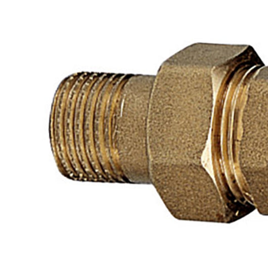 Bocchettone a 3 pezzi dritto giallo