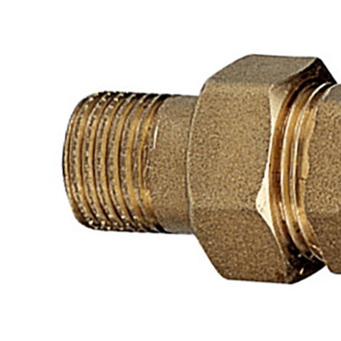 Bocchettone a 3 pezzi dritto giallo