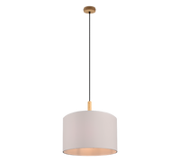 Lampada a sospensione, legno, naturale, 40x150x40 cm, Korba