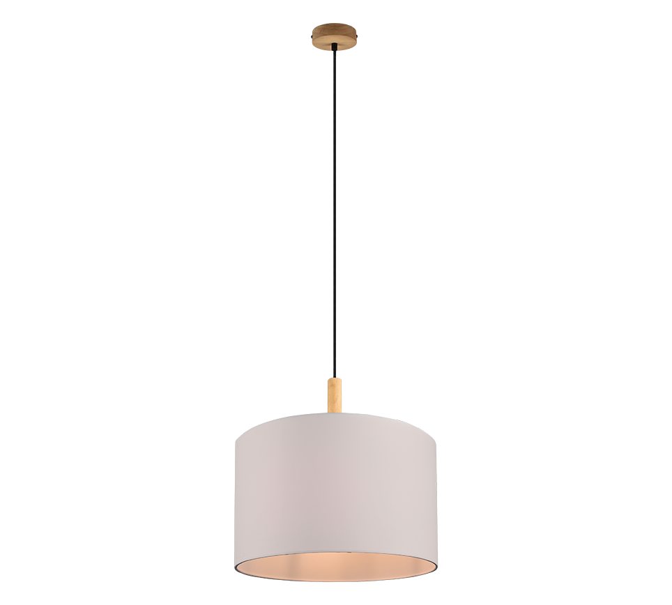 Lampada a sospensione, legno, naturale, 40x150x40 cm, Korba