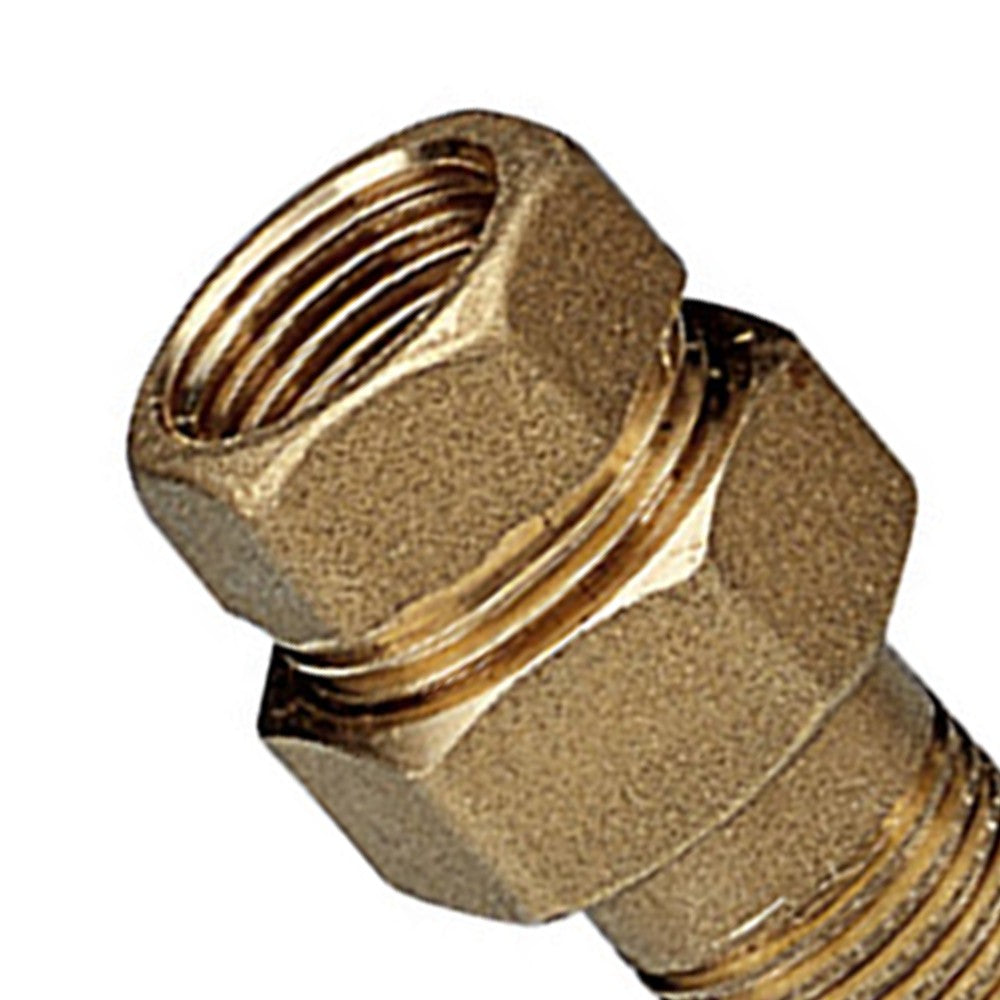 Bocchettone a 3 pezzi dritto giallo