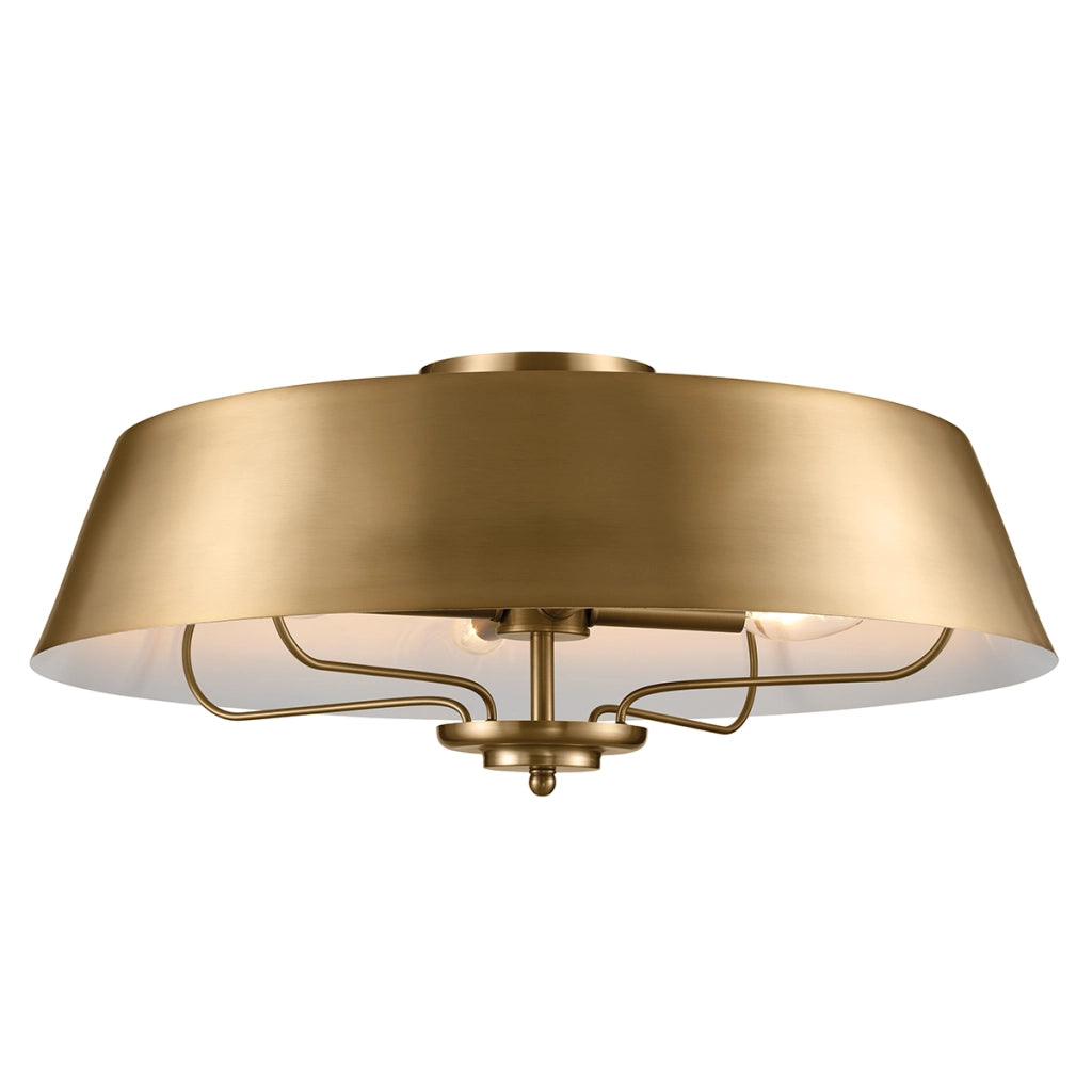 Lampada a sospensione Luella Kichler ottone Ø56 4xE14