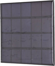 Pannello solare mini 1,2W 5V 100x100mm con materiale epoxy e cristalli poli cristallini fotovoltaico per apparecchi di ricarica DIY.