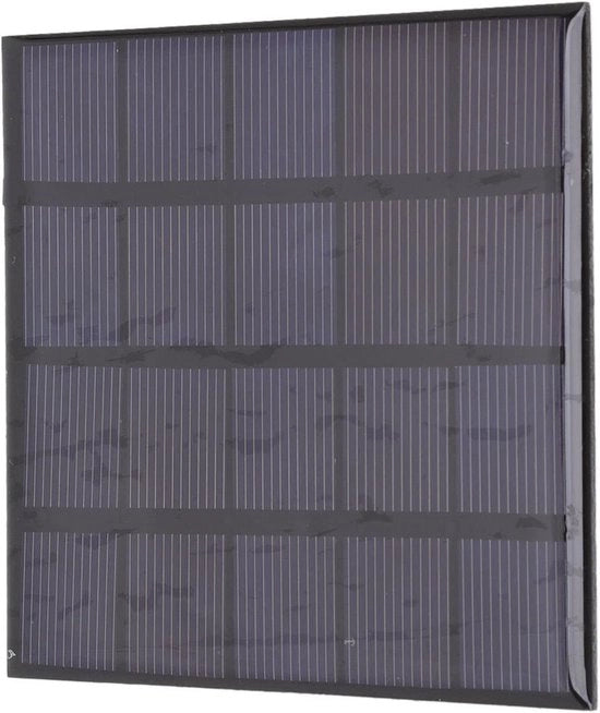 Pannello solare mini 1,2W 5V 100x100mm con materiale epoxy e cristalli poli cristallini fotovoltaico per apparecchi di ricarica DIY.