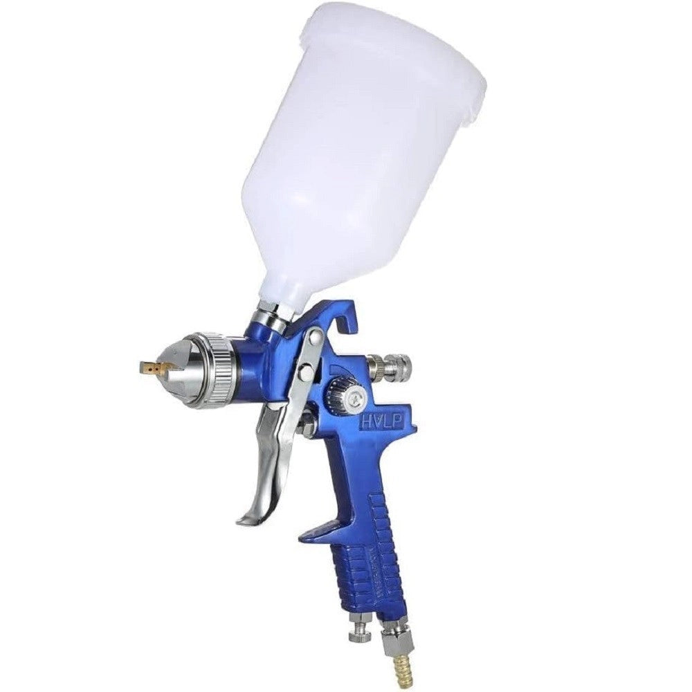 Trade Shop - Aerografo Ad Aria Compressa Ugello 1.7mm Pistola Spruzzo Spray 600ml Verniciare Hvlp -