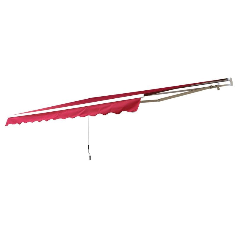 TENDA DA SOLE PER ESTERNO AVVOLGIBILE 300 X 250 CM COLORE ROSSO