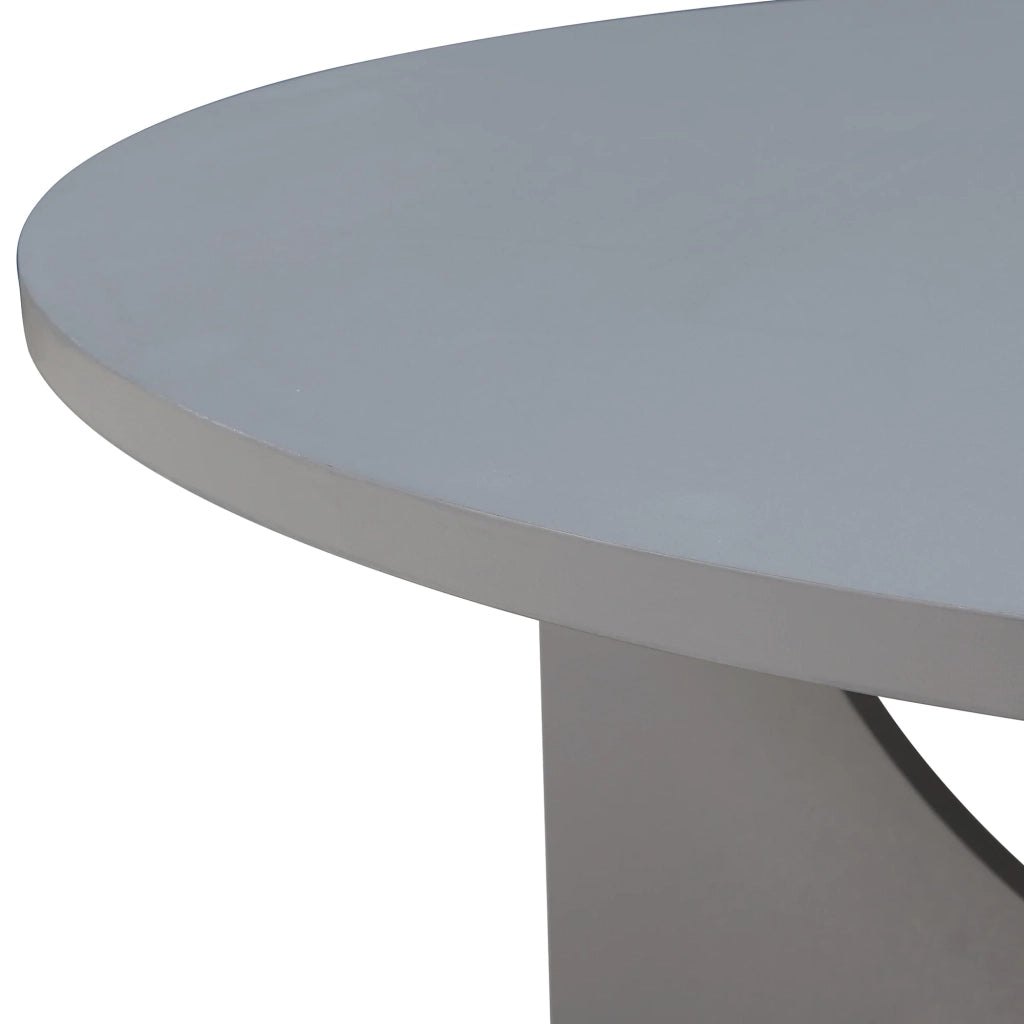 Tavolino da caffè consolle laterale 80 x 42 cm grigio chiaro 03_0010846