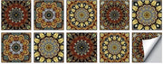 Set di 10 adesivi per piastrelle autoadesivi 20 x 20 cm decorazione per piastrelle adesivi per parete per casa, bagno, impermeabili ad PVC, cucina, decorazione impermeabile, adatta per salotto, cucina, bagno, decorazione.