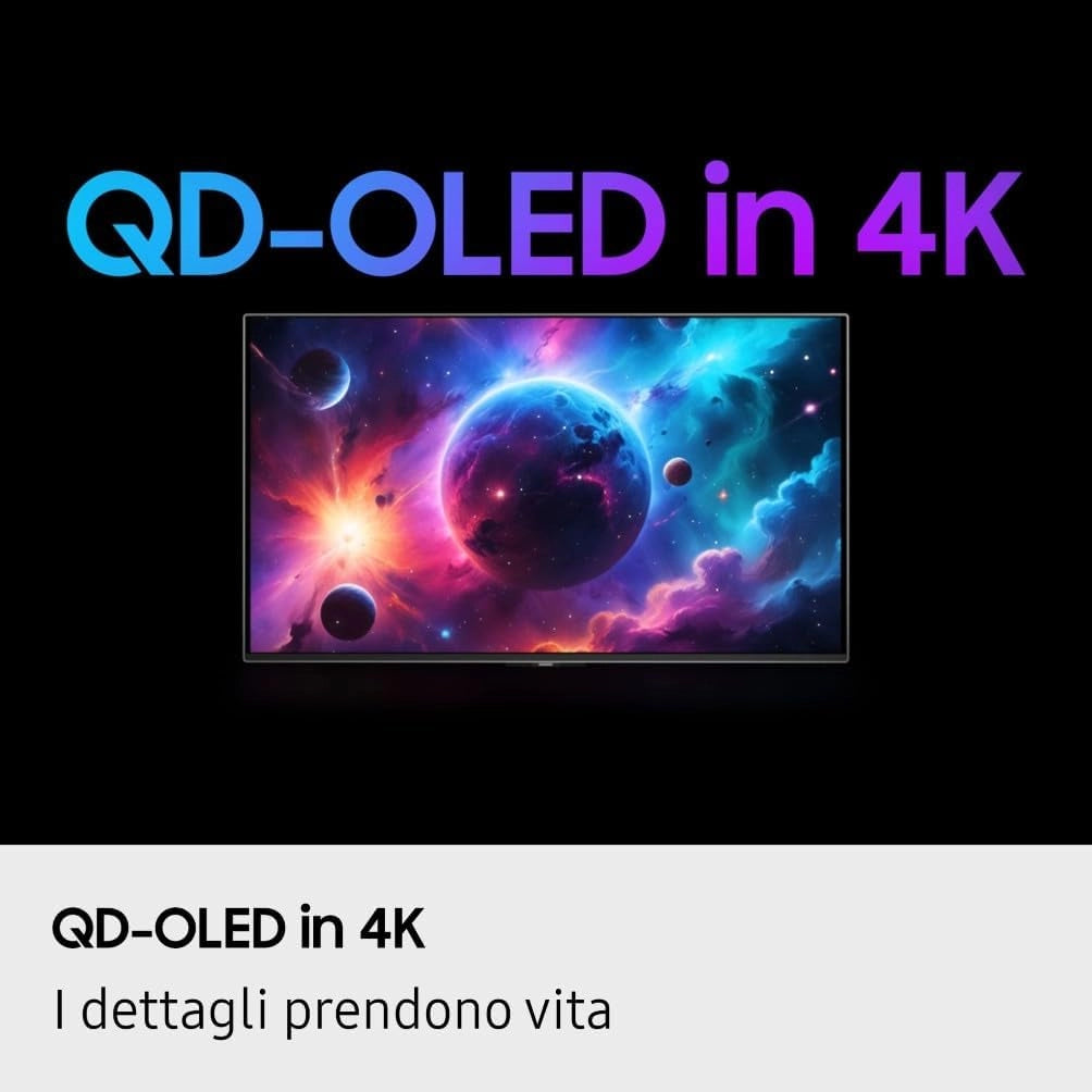 Samsung Monitor Gaming Odyssey OLED G8 (S27FG816SU), Flat, 27'', 3840x2160 (UHD 4K), 16:9, QD-OLED Glare Free, 240Hz, 0,03ms (GtG), FreeSync Premium Pro, Compatibilità G-Sync, Safeguard+, HDMI, DP