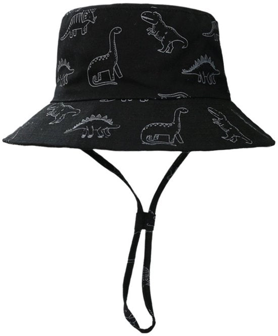 Cappello per bambini in cotone - 54 cm protezione solare per bambini - cappello per animali - unisex - cappello estivo per bambini - bambini primavera e estate - stampa cartoon - cappello adattabile con elastico.