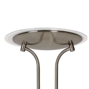 Lampada da terra Lucide Champion LED 24W 3000K nichel