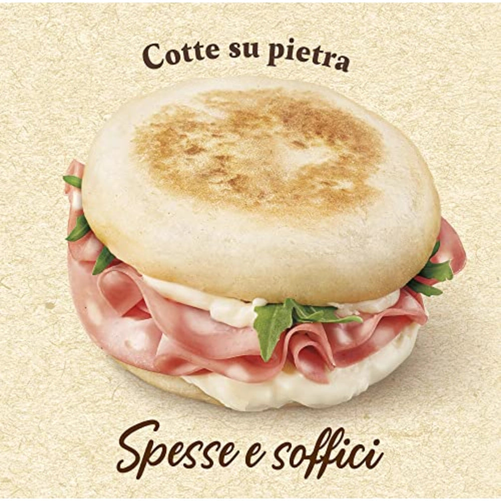 Mulino bianco tigelle con olio extra vergine di oliva 6 tigelle 210 grammi