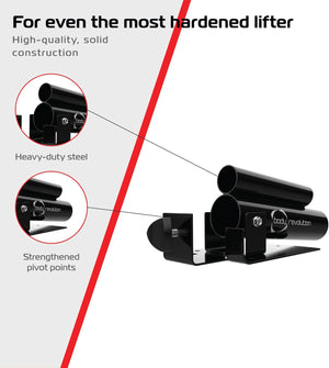 T-Bar Landmine 150 kg – acciaio, bilancieri 25/50 mm