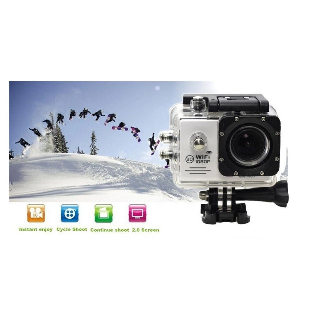 Trade Shop - Pro Cam Wifi Sport Full Hd 1080p Action Camera Dv Videocamera Subacquea -