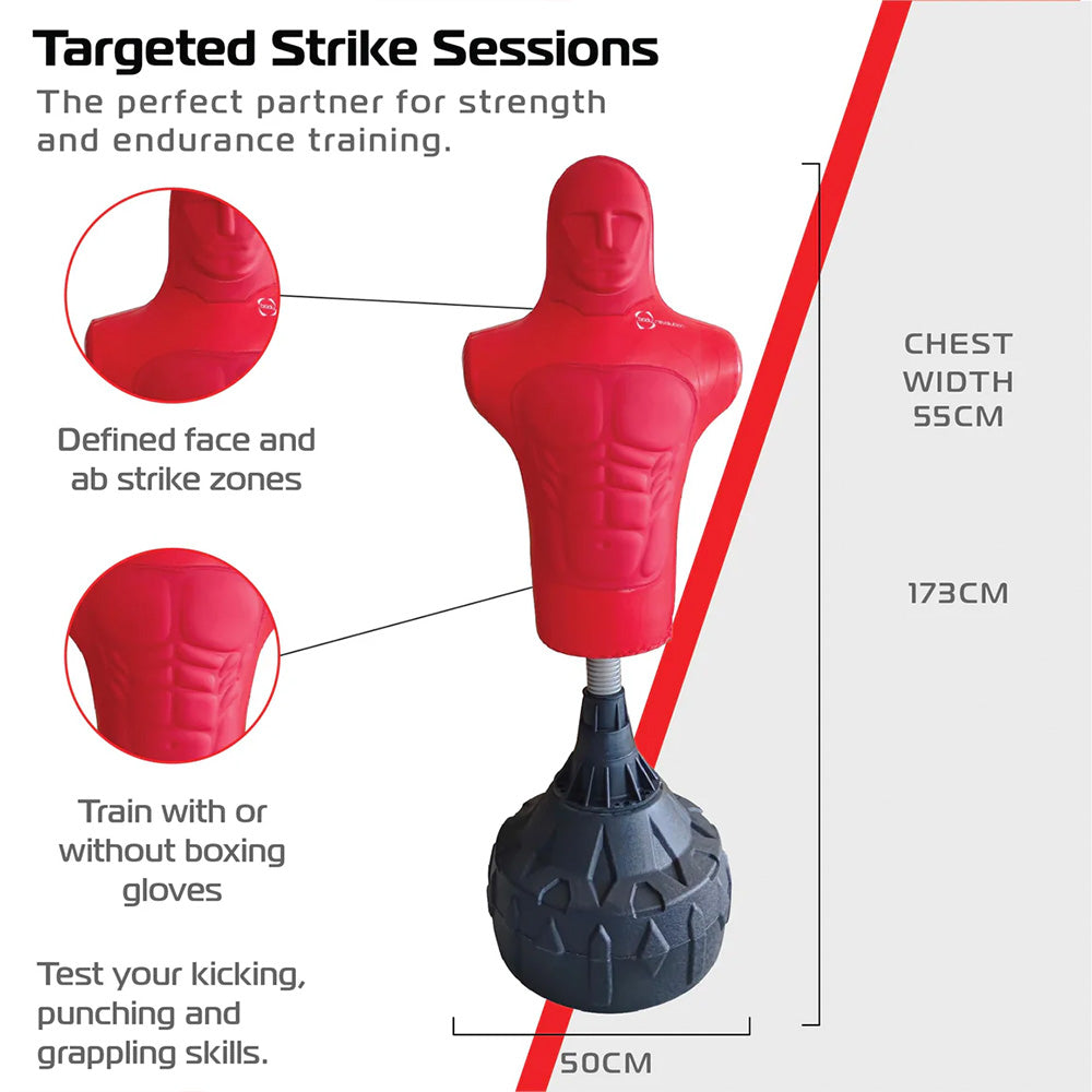 Manichino Boxe 173cm Body Revolution – MMA, Kickboxing, Base Riempibile