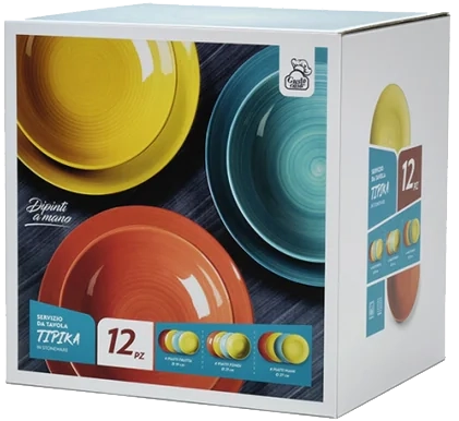 SERVIZIO DA TAVOLA 12 PEZZI TIPIKA