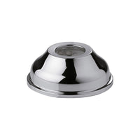 Rosone a muro in ottone cromato