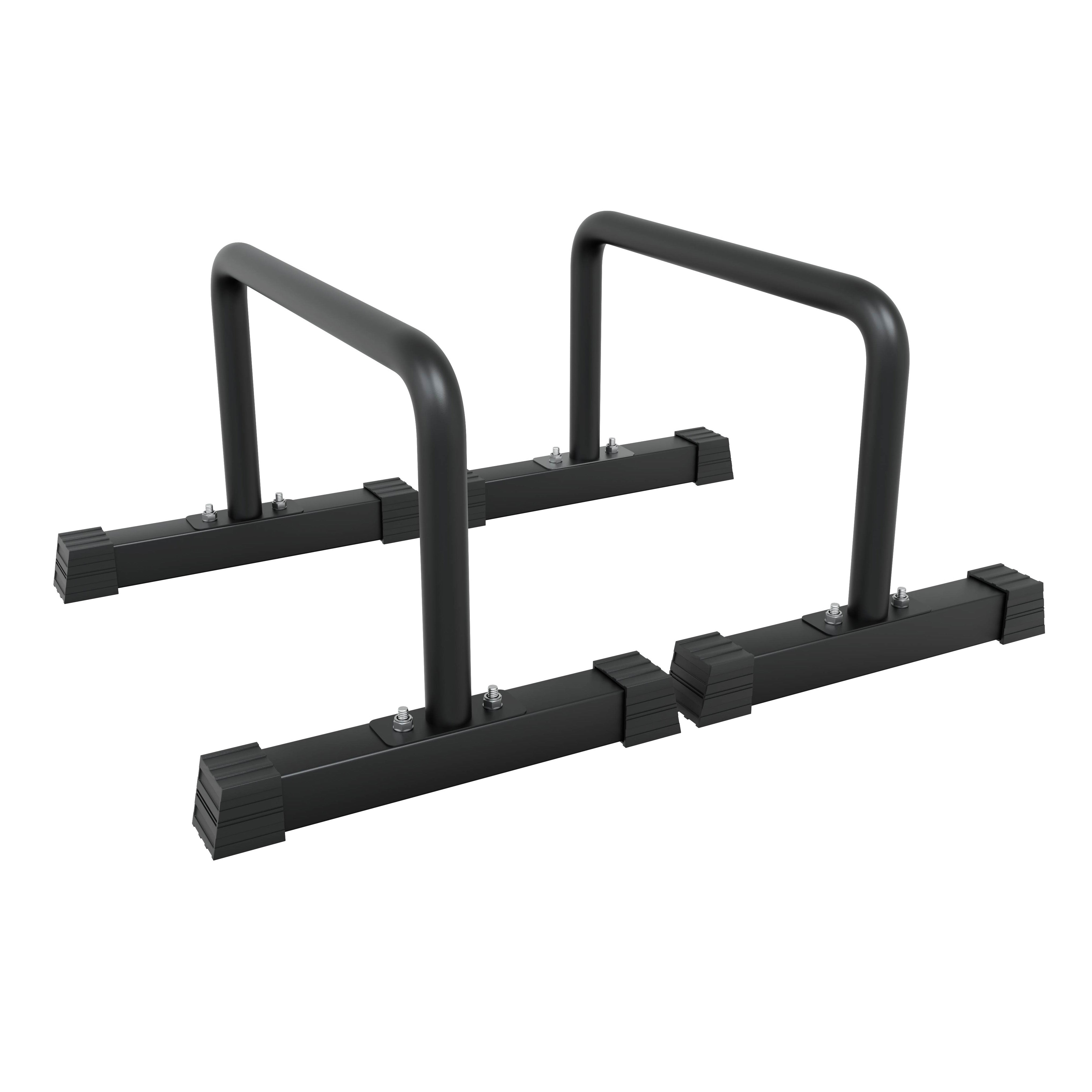 Barre Parallettes in Acciaio 56x40x40cm per Calisthenics e Push-Up – 2 Pezzi