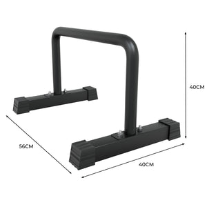 Barre Parallettes in Acciaio 56x40x40cm per Calisthenics e Push-Up – 2 Pezzi