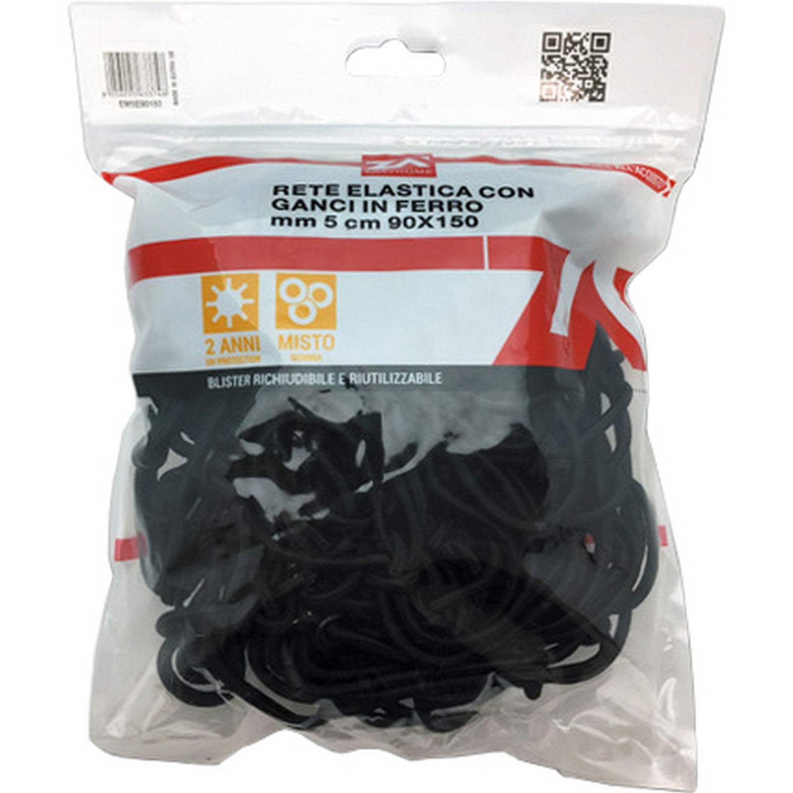 rete elastica per bagagli d.5 cm 90x150 cod:ferx.3017