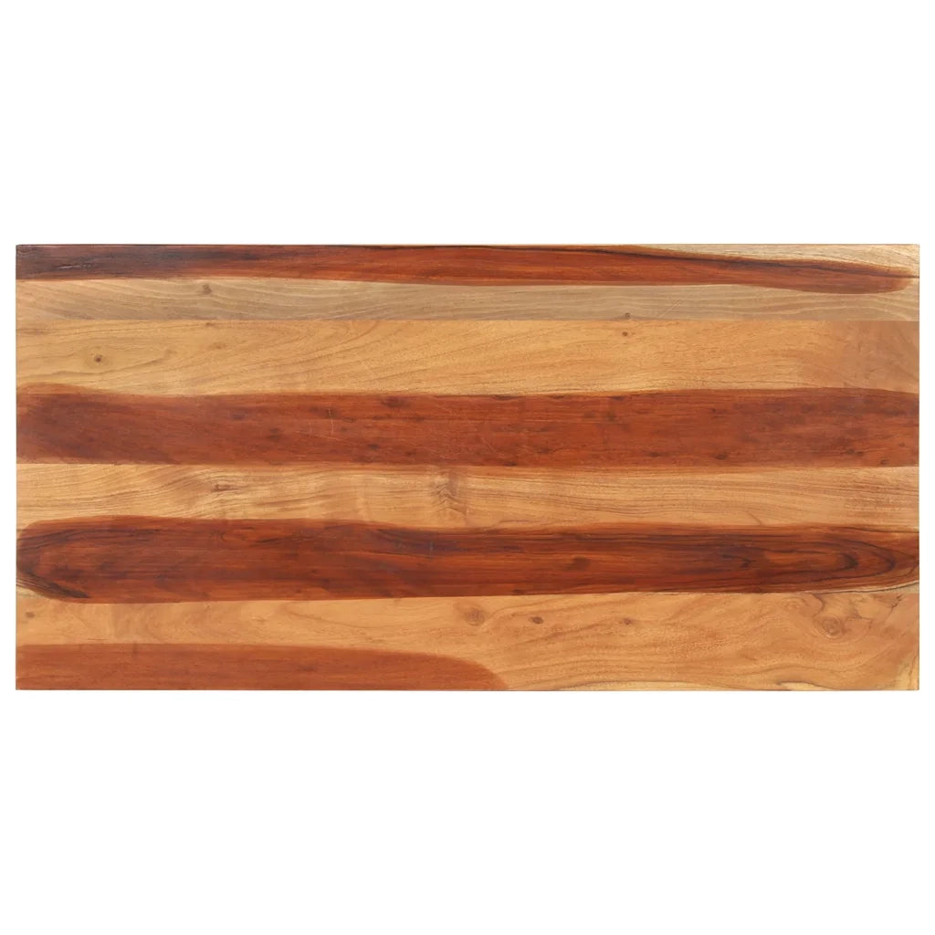 Piano Tavolo in Legno Massello di Acacia 15-16 mm 60x120 cm