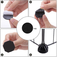 Valora Recinto pieghevole per animali domestici nero - Recinto per piccoli animali