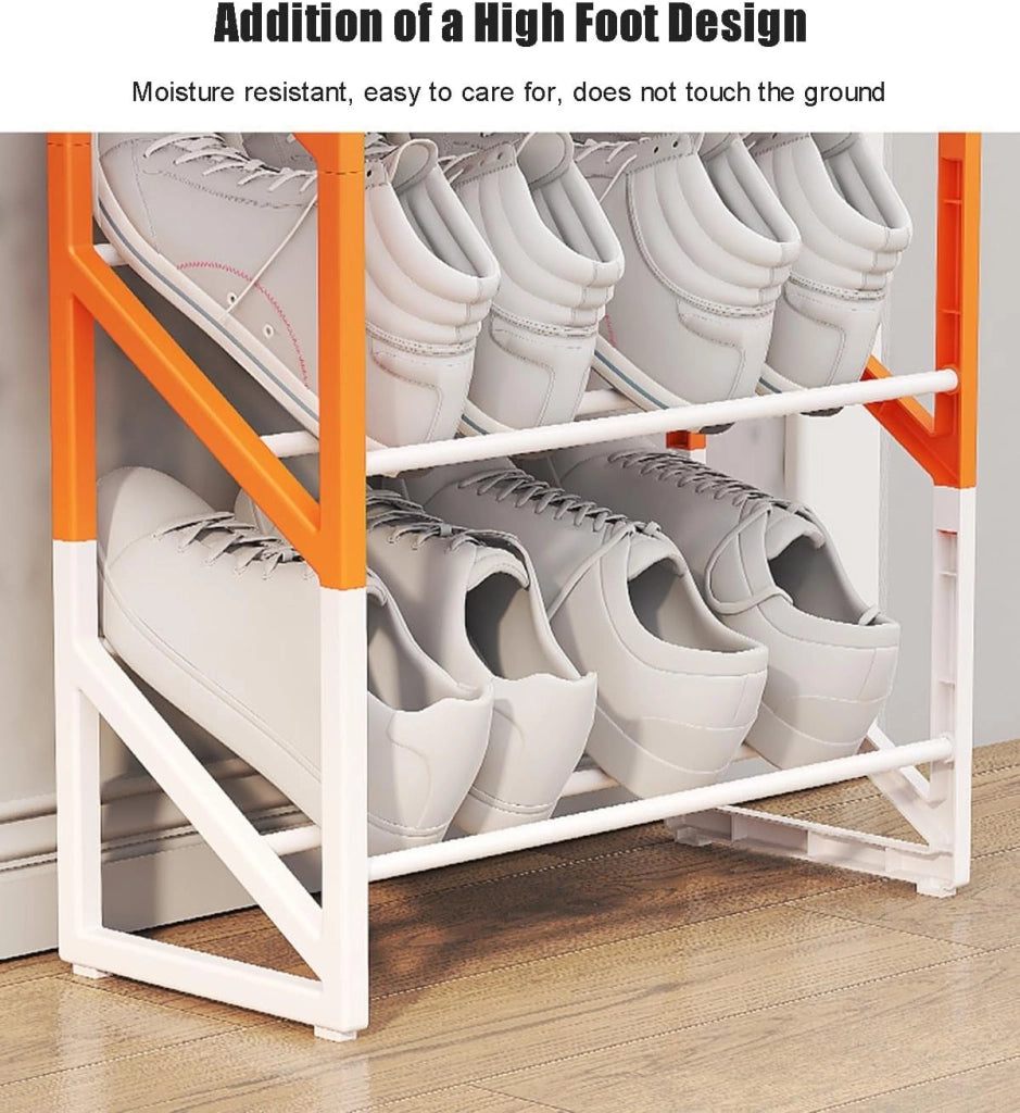 scarpiera Scarpiera Piccoli Mini Organizzatori di Scarpe, Scaffale per Scarpe Sottile Scarpiera Leggera Organizzatore di Stand per Scarpe per Ingresso Robusto e Stretto dell'armadio, Corridoio e