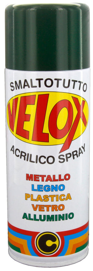 velox spray acrilico verde muschio ral 6005 cod:ferx.3019