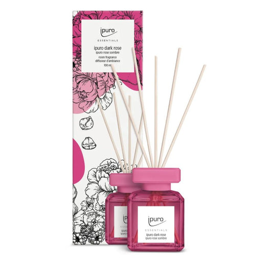 DIFFUSORE BASTONCINI DARK ROSE 100ML IPURO