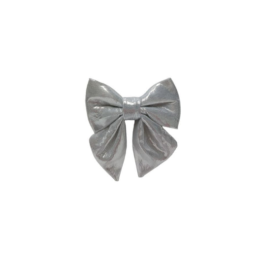 FIOCCO DA 13 CM METALLIZZATO SILVER DI DUEESSE CHRISTMAS