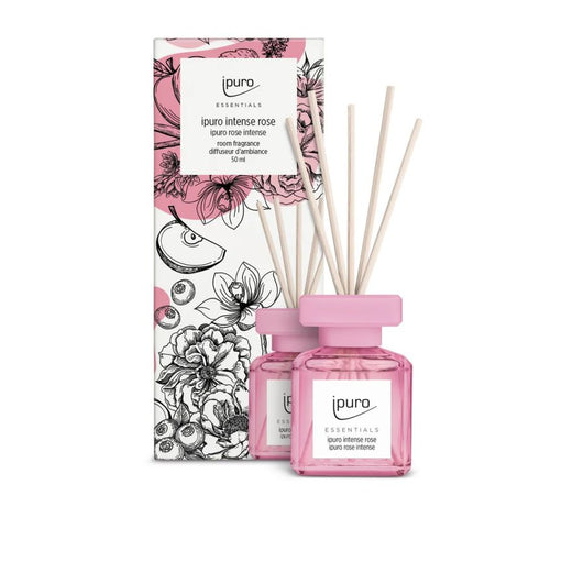 DIFFUSORE BASTONCINI INTENSE ROSE 50ML IPURO