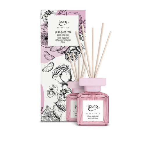 DIFFUSORE BASTONCINI PURE ROSE 50ML IPURO