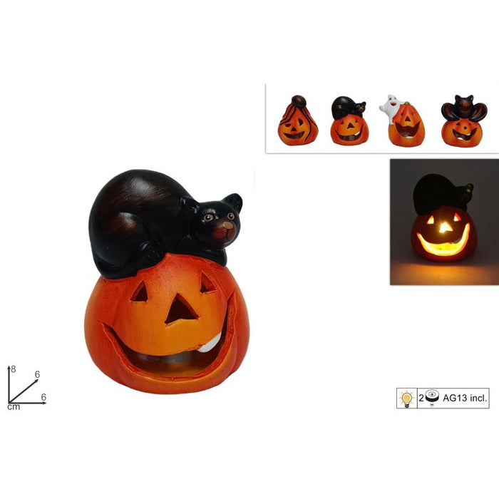 SOGGETTI HALLOWEEN 8CM CON LUCE 4 MODELLI DI DUEESSE
