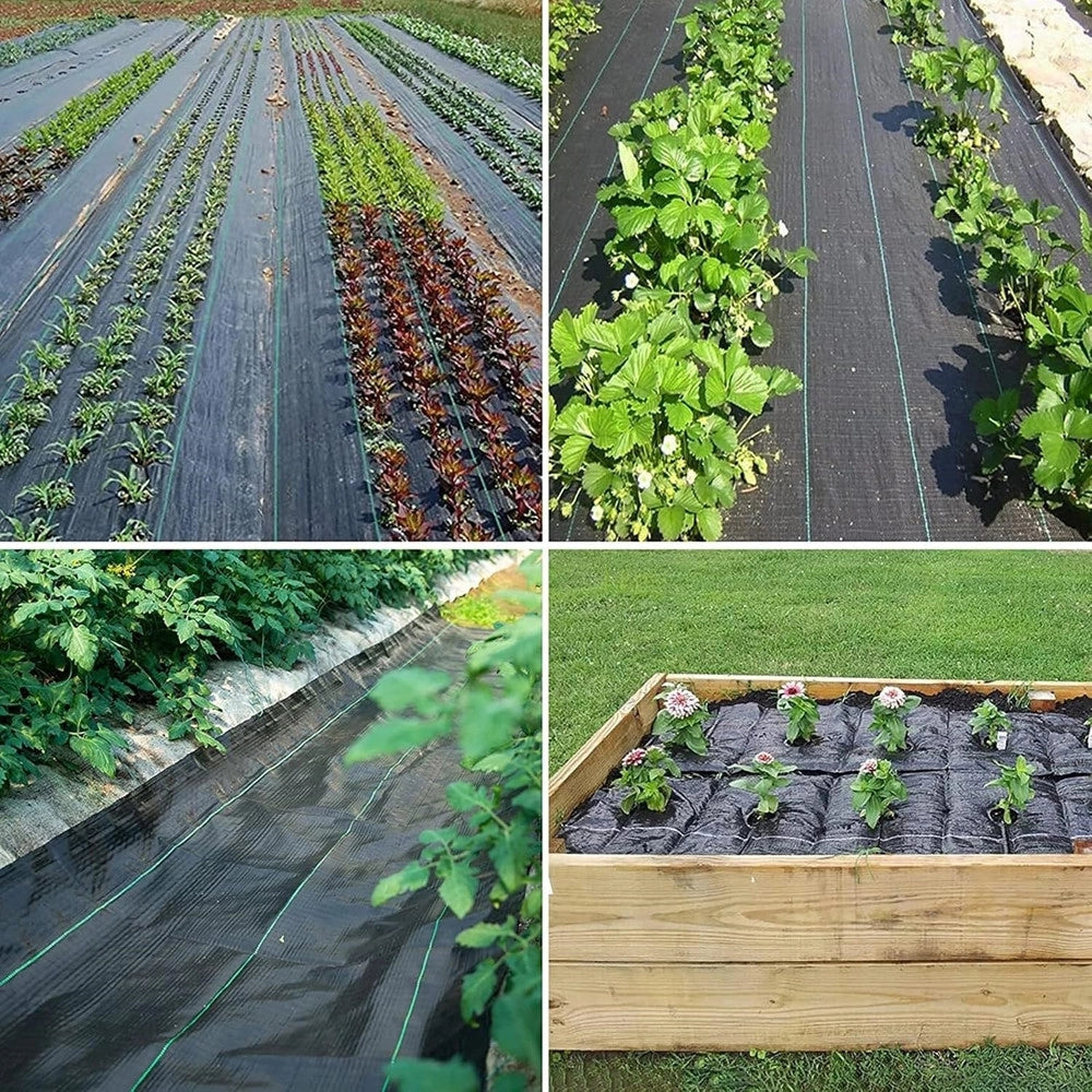 Trade Shop - Rete Anti Erba Telo Pacciamatura Per Orto Giardino Serra 1.5x10mt Resistente 023297 -